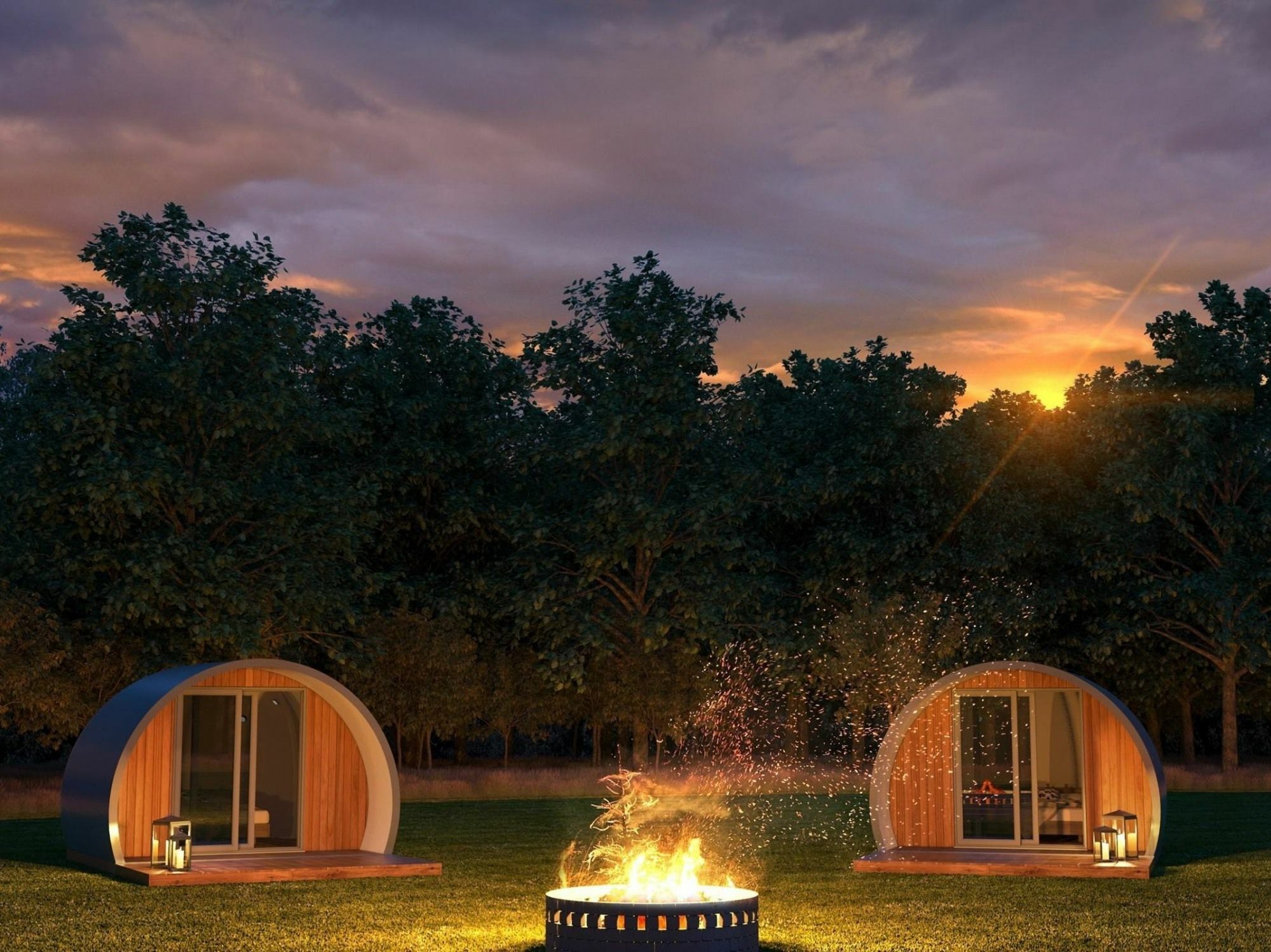 Inverness Glamping Buitenkant foto